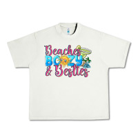 Pistachio Beaches boozy besties Summer Urban Heavy Tee - NancyCooperArtShop