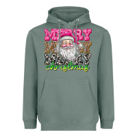 Sage merry merry merry christmas Heavyweight Hoodie - CowhideDigitalArt