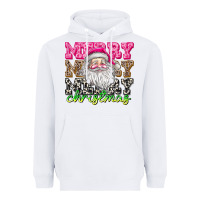 White merry merry merry christmas Heavyweight Hoodie - CowhideDigitalArt