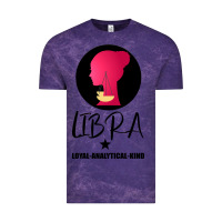 Cloud Purple Libra Zodiac Sign Horoscope Birth Gift Girl Vintage Tee - Bettercallsaul