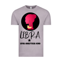 Vintage Zinc Libra Zodiac Sign Horoscope Birth Gift Girl Vintage Tee - Bettercallsaul