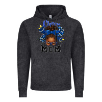 Cheer Mom Afro Messy Bun Vintage Hoodie | Teevron
