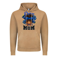 Vintage Camel Cheer Mom Afro Messy Bun Vintage Hoodie - texasbilliewilder