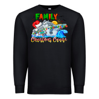 Black family 2024 christmas cruise Premium Sweatshirt - CowhideDigitalArt
