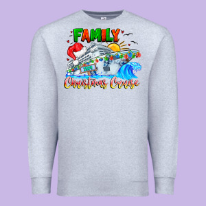 Family 2024 Christmas Cruise Premium Sweatshirt Designed By Cowhidedigitalart