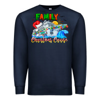 Navy family 2024 christmas cruise Premium Sweatshirt - CowhideDigitalArt