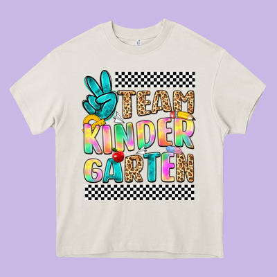 Team Kindergarten Heavy Core Tee Designed By Nancycooperartshop