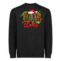 Black christmas maw claus Heavyweight Sweatshirt - FaDigitalArtStudio