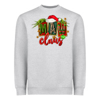 Heather Grey christmas maw claus Heavyweight Sweatshirt - FaDigitalArtStudio