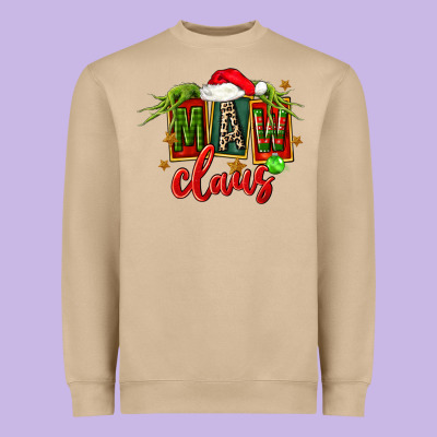 Christmas Maw Claus Heavyweight Sweatshirt Designed By Fadigitalartstudio