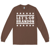 Chestnut Let's Go Brandon Impeach Long Sleeve Tee - Jasminsmagicworld