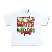 White If you drink don't drive do the watermelon crawl Urban Heavy Tee - NancyCooperArtShop