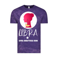 Cloud Purple Libra Zodiac Sign Horoscope Birth Gift Girl Vintage Tee - Bettercallsaul
