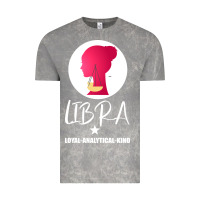 Cloud Rock Libra Zodiac Sign Horoscope Birth Gift Girl Vintage Tee - Bettercallsaul