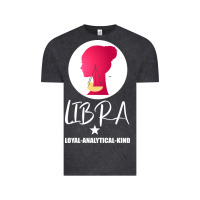 Vintage Black Libra Zodiac Sign Horoscope Birth Gift Girl Vintage Tee - Bettercallsaul