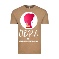Vintage Coffee Libra Zodiac Sign Horoscope Birth Gift Girl Vintage Tee - Bettercallsaul