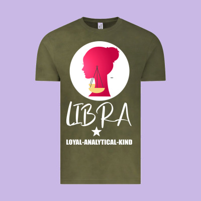 Libra Zodiac Sign Horoscope Birth Gift Girl Vintage Tee Designed By Bettercallsaul