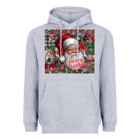 Heather Grey merry christmas Heavyweight Hoodie - CowhideDigitalArt