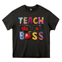 Asphalt teach like a boss Heavy Core Tee - NancyCooperArtShop