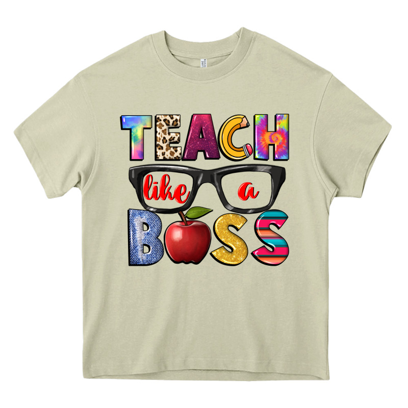 Teach Like A Boss Heavy Core Tee by NancyCooperArtShop | Teevron