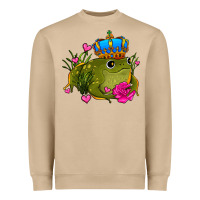 Mushroom valentines day frog prince olivia Heavyweight Sweatshirt - OliviaCreatesArt