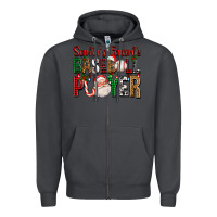 Smoke santa's favorite baseball player for christmas Zipper Hoodie - FaDigitalArtStudio