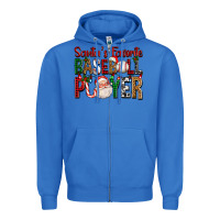 True Royal santa's favorite baseball player for christmas Zipper Hoodie - FaDigitalArtStudio