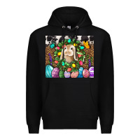 Black Easter Bunny Tumbler Premium Hoodie - BundleAndBundleShop