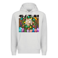 Dove Grey Easter Bunny Tumbler Premium Hoodie - BundleAndBundleShop