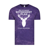 Hunting Retirement Plan Funny Elk Deer Retired Hunter Gift Vintage Tee | Teevron