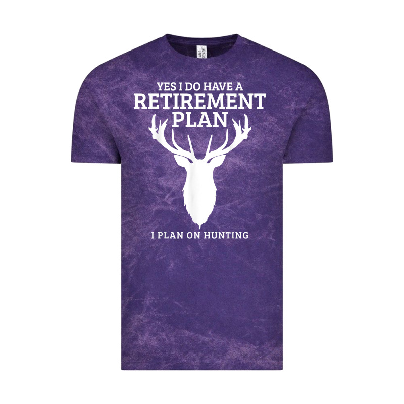Hunting Retirement Plan Funny Elk Deer Retired Hunter Gift Vintage Tee by longCreatives | Teevron