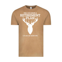 Vintage Camel Hunting Retirement Plan Funny Elk Deer Retired Hunter Gift Vintage Tee - longCreatives