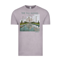 Vintage Zinc india agra taj mahal mausoleum travel tourist Vintage Tee - longCreatives