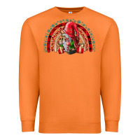 Carrot festive gnome with gifts Premium Sweatshirt - CowhideDigitalArt