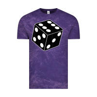 Cloud Purple black gaming dice halloween costume cool quirky funny Vintage Tee - longCreatives