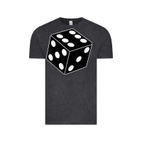 Vintage Black black gaming dice halloween costume cool quirky funny Vintage Tee - longCreatives
