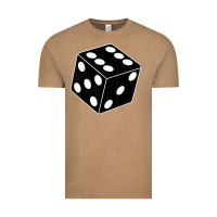 Vintage Coffee black gaming dice halloween costume cool quirky funny Vintage Tee - longCreatives