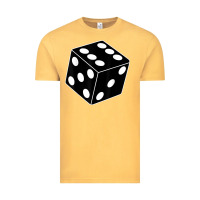 Vintage Mustard black gaming dice halloween costume cool quirky funny Vintage Tee - longCreatives