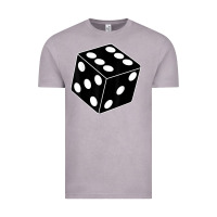 Vintage Zinc black gaming dice halloween costume cool quirky funny Vintage Tee - longCreatives