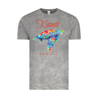 Cloud Rock kauai hawaii watercolor sea turtle souvenir Vintage Tee - longCreatives
