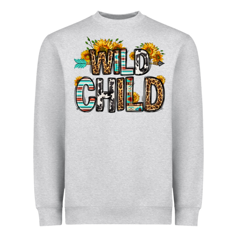 Wild Child Heavyweight Sweatshirt by OliviaCreatesArt | Teevron