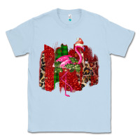 Dusty Blue christmas flamingo Classic Tee - Bettercallsaul
