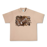 Burro Football background leopard Urban Heavy Tee - NancyCooperArtShop