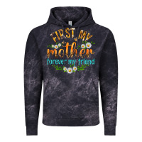 Cloud Black First My Mother Forever My Friend with Daisies Vintage Hoodie - texasbilliewilder