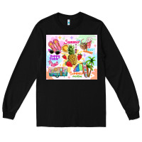 Black summer beach Long Sleeve Tee - TumblerDesignByShophia