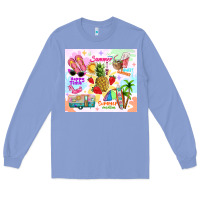 Colony Blue summer beach Long Sleeve Tee - TumblerDesignByShophia