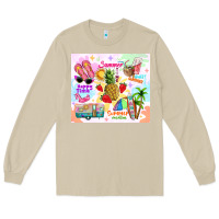 Mushroom summer beach Long Sleeve Tee - TumblerDesignByShophia