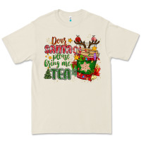 Bone deer santa please bring me tea Premium Tee - MaliasSmallBusiness