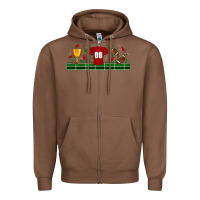 Chestnut trophy cup american football uniform libbey glass Zipper Hoodie - BundleAndBundleShop