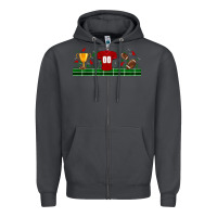 Smoke trophy cup american football uniform libbey glass Zipper Hoodie - BundleAndBundleShop